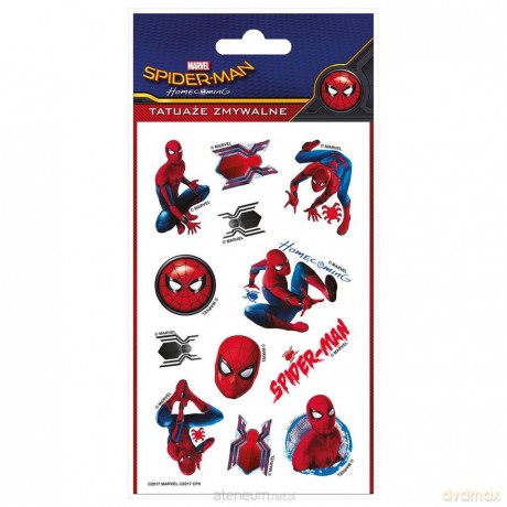 Tatuaże zmywalne Spider Man