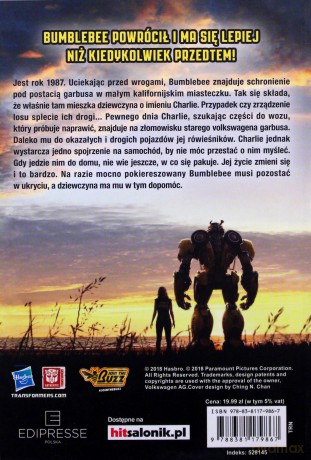 Transformers Bumblebee. Powieść filmowa [KSIĄŻKA]
