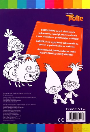 Trolle Zadania i naklejki. Mały rysownik [KSIĄŻKA]