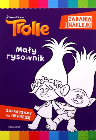 Trolle Zadania i naklejki. Mały rysownik [KSIĄŻKA]