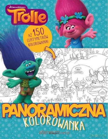 Trolle. Panoramiczna kolorowanka [KSIĄŻKA]