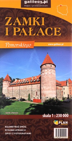 Zamki i pałace w. pomorskiego 1:230 000