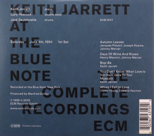 Jarrett Keith: Touchstones: At The Blue Note [CD]