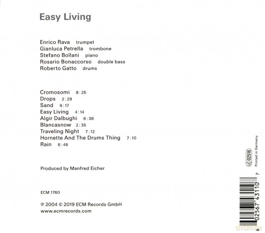 Enrico Rava: Touchstones: Easy Living [CD]