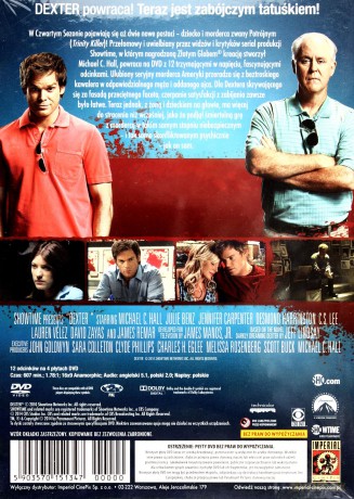 Dexter sezon 4 [4DVD]