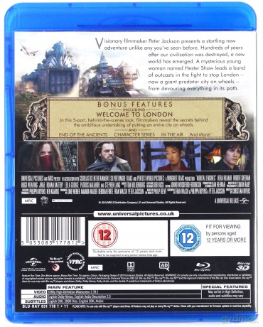 Mortal Engines (Zabójcze maszyny) [Blu-Ray 3D]+[Blu-Ray]