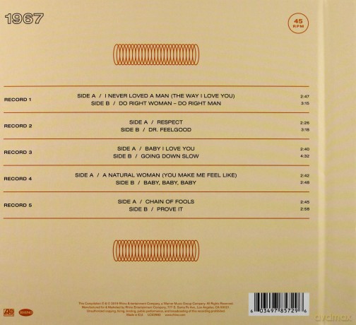 Aretha Franklin: The Atlantic Singles Collection 1967 (RSD) [5xWinyl]