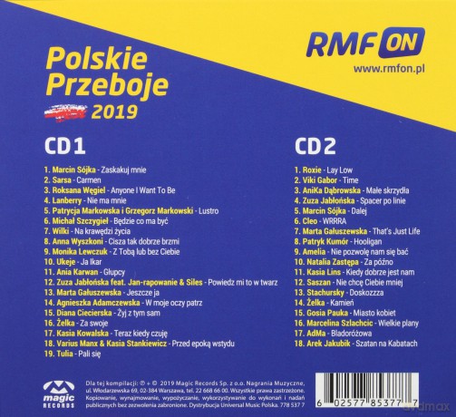 Rmf Polskie Przeboje 2019 [2CD]