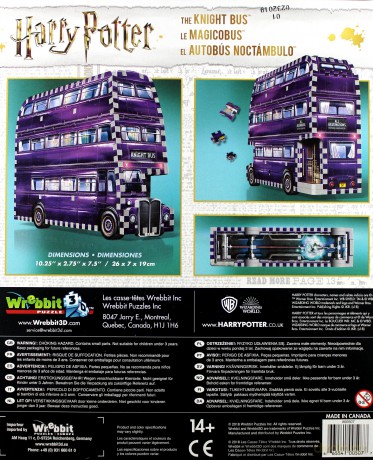 Harry Potter Knight Bus 3D 280 el. [PUZZLE]