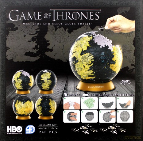 Game of Thrones 6 Inch Globe 4D 240 el. (Gra o Tron) [PUZZLE]