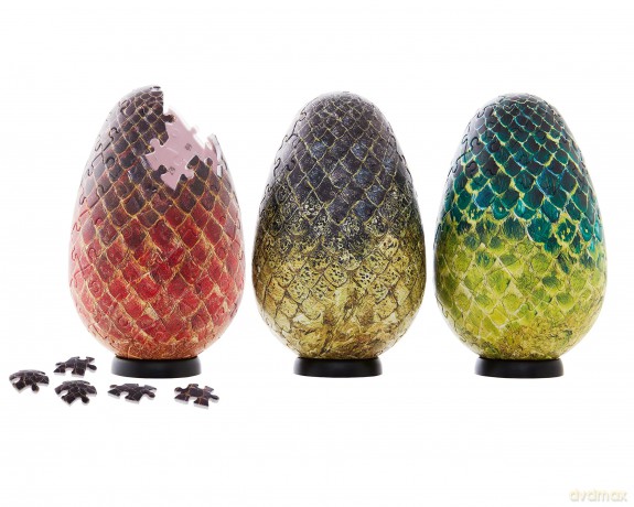 Game of Thrones Dragon Egg Set 4D 240 el. (Gra o Tron) [PUZZLE]