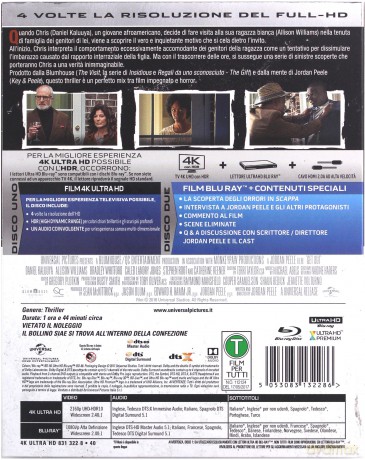 Get Out  (Uciekaj) [Blu-Ray 4K]+[Blu-Ray]