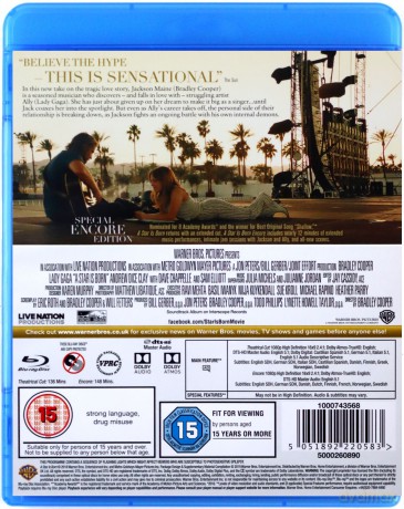 A Star Is Born Encore (Narodziny gwiazdy) [Blu-Ray]