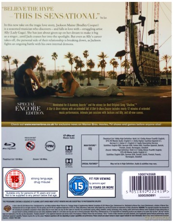A Star Is Born Encore (Narodziny gwiazdy) [Blu-Ray]
