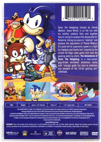 Adventures Of Sonic The Hedgehog [5DVD]