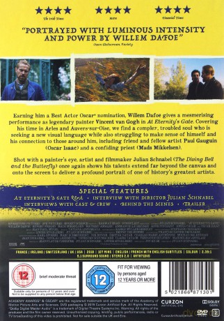 At Eternity's Gate (Van Gogh. U bram wieczności) [DVD]