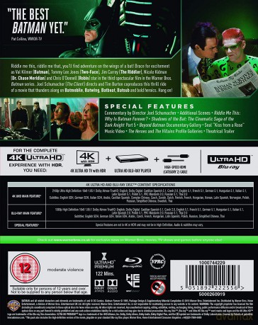 Batman Forever [Blu-Ray 4K]+[Blu-Ray]