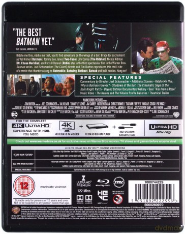 Batman Forever [Blu-Ray 4K]+[Blu-Ray]