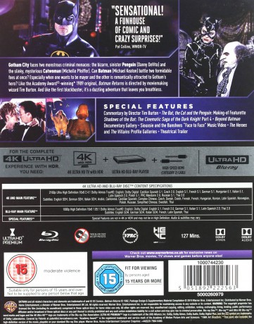 Powrót Batmana [Blu-Ray 4K]+[Blu-Ray]