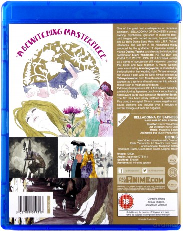 Belladonna Of Sadness (Belladonna smutku) [Blu-Ray]