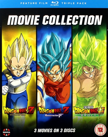 Dragon Ball Movie Trilogy: Battle Of Gods / Resurrection 'F' / Broly [3xBlu-Ray]