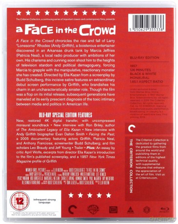 A Face In The Crowd (1957) (Criterion Collection) (Twarz w tłumie) [Blu-Ray]