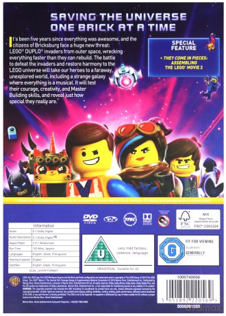 Lego Movie 2 (Lego: Przygoda 2) [DVD]