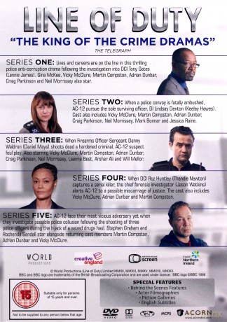 Line Of Duty Season 1-5 [BOX] [DVD]