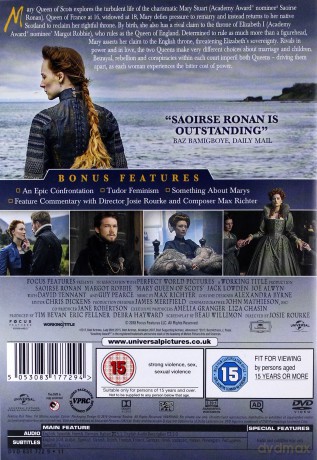 Mary Queen Of Scots (Maria, królowa Szkotów) [DVD]
