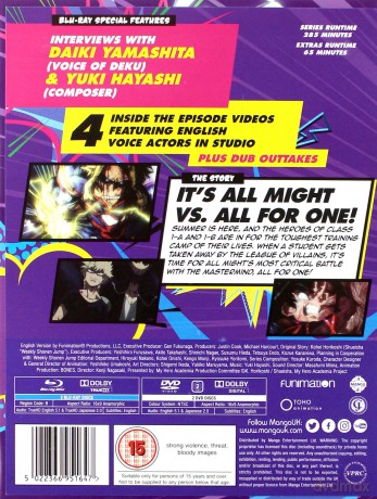 My Hero Academia - Season 3 Part 1 (Limited Edition) [Blu-Ray]+[DVD]