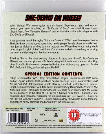 She-Devils On Wheels [Blu-Ray]