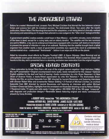 The Andromeda Strain (Andromeda znaczy śmierć) [Blu-Ray]