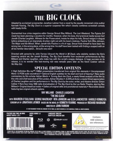 The Big Clock (Wielki Zegar) [Blu-Ray]