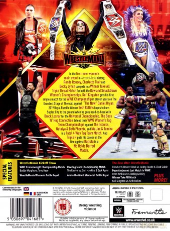 WWE: Wrestlemania 35 [3DVD]