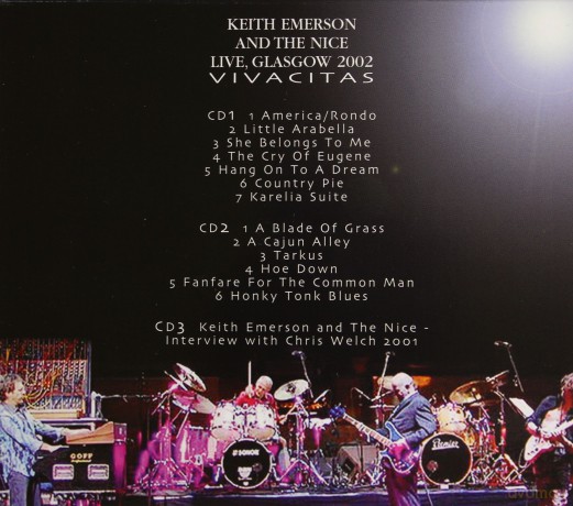 Keith Emerson And The Nice: Live At Glasgow 2002 [BOX] [3CD]