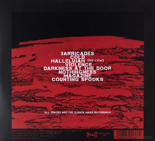 Editors: The Blanck Mass Sessions [CD]