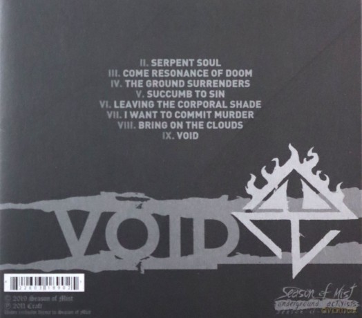 Craft: Void (digipack) [CD]