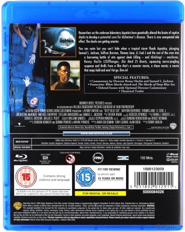Deep Blue Sea (Piekielna głębia) [Blu-Ray]