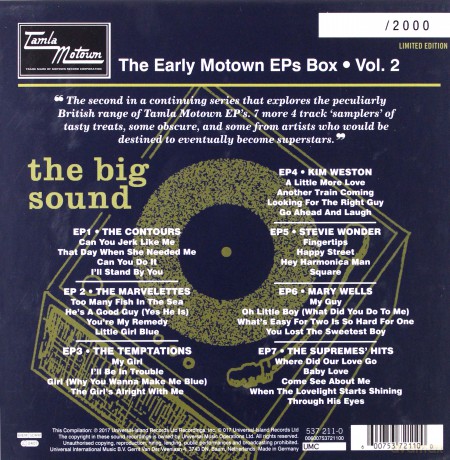 The Early Motown EPs [7xWinyl]