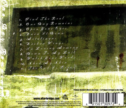 Alter Bridge: One Day Remains [CD]