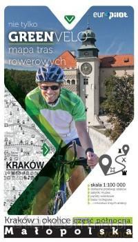 GREENVELO mapa tras rowerowych Kraków i okolice część północna