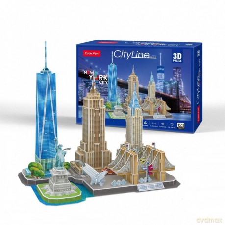 CUBICFUN 3D City Line New York [PUZZLE]