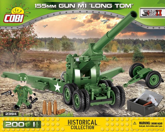 Klocki Historical Collection 155 mm Gun M1 Long Tom [KLOCKI]