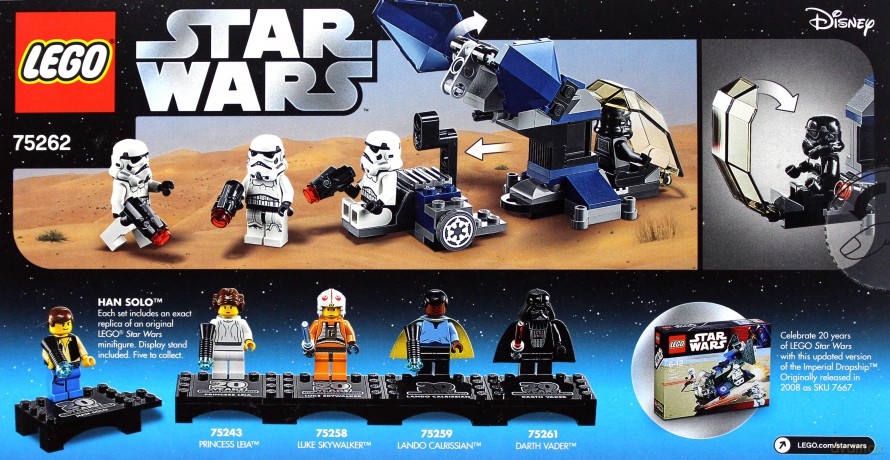 LEGO Klocki Star Wars Statek desantowy Imperium - edycja rocznicowa (Gwiezdne Wojny) [KLOCKI]