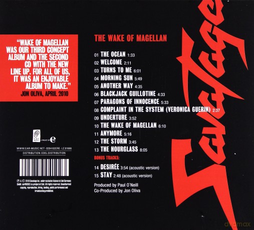 Savatage: The Wake Of Magellan [CD]