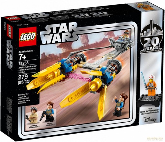 LEGO Klocki Star Wars Ścigacz Anakina - edycja rocznicowa (Gwiezdne Wojny) [KLOCKI]