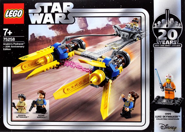 LEGO Klocki Star Wars Ścigacz Anakina - edycja rocznicowa (Gwiezdne Wojny) [KLOCKI]