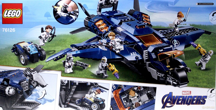 LEGO Klocki Super Heroes Wspaniały Quinjet Avengersów [KLOCKI]