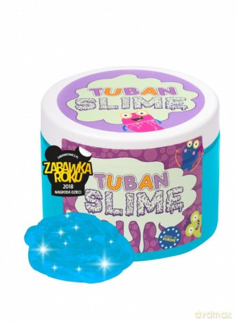 Masa plastyczna Super Slime Brokat neon niebieski 0,5 kg