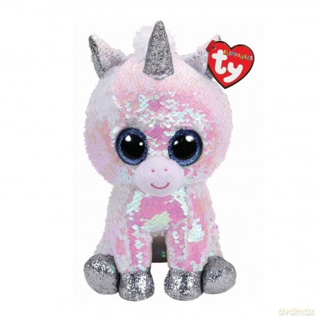 Maskotka TY Beanie Boos Flippables Cekinowy Jednorożec 24 cm